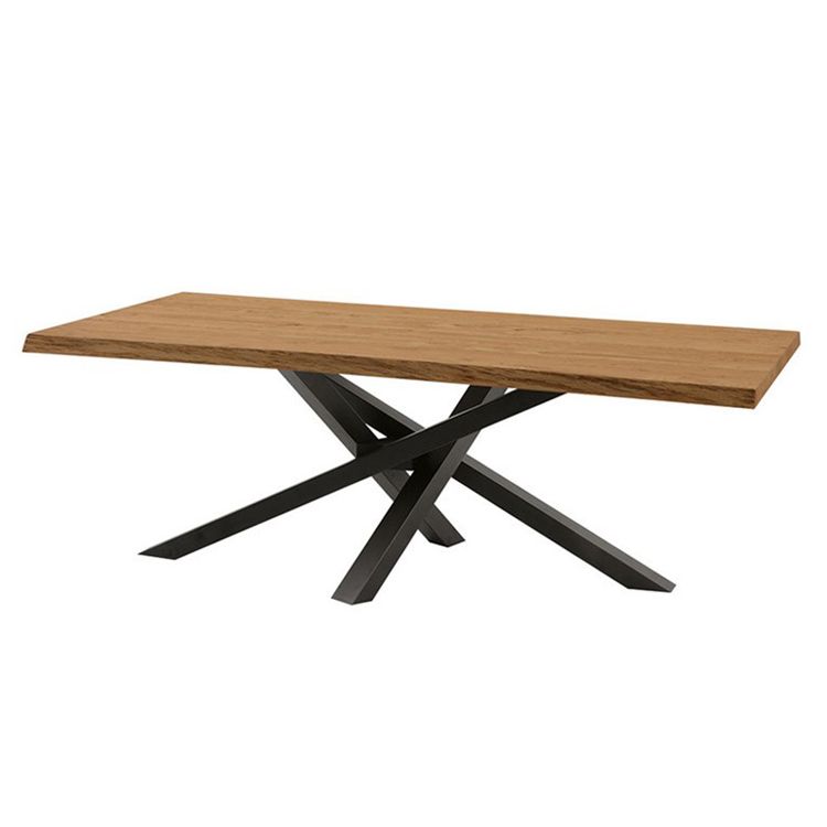 Industrial Style Rectangle Furniture Pine Solid Wood Dining Site Table Clearhalo ' dining_table' 'Dining Tables & Seating' 'Dining Tables' 'furn' 'furn_dining_table' 'Furniture' 'furniture_dining_table' 'Kitchen & Dining Furniture' 'kitchen&dining_furn' 'kitchen' 'kitchen_dining_table' 1200x1200_f371a2c5-2edb-4418-b18e-eac466bfd7ec