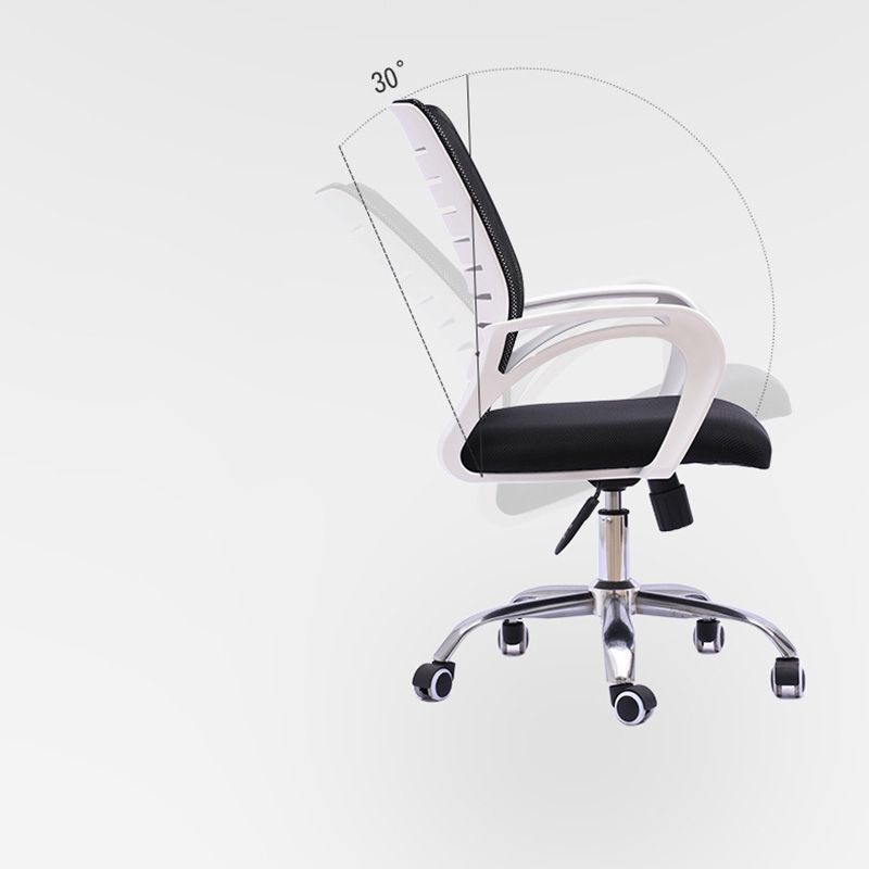 Black Mesh Office Chair Plastic Frame Desk Chair with Wheels Clearhalo 'furn' 'furn_office_chair' 'Furniture' 'Office Chairs' 'Office Furniture' 'office_chair' 1200x1200_f37305d9-de84-467d-83e0-2f3a67e8dd26
