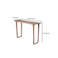 Rectangle Shape Contemporary Console Table Walnut/Ash Console Sofa Table