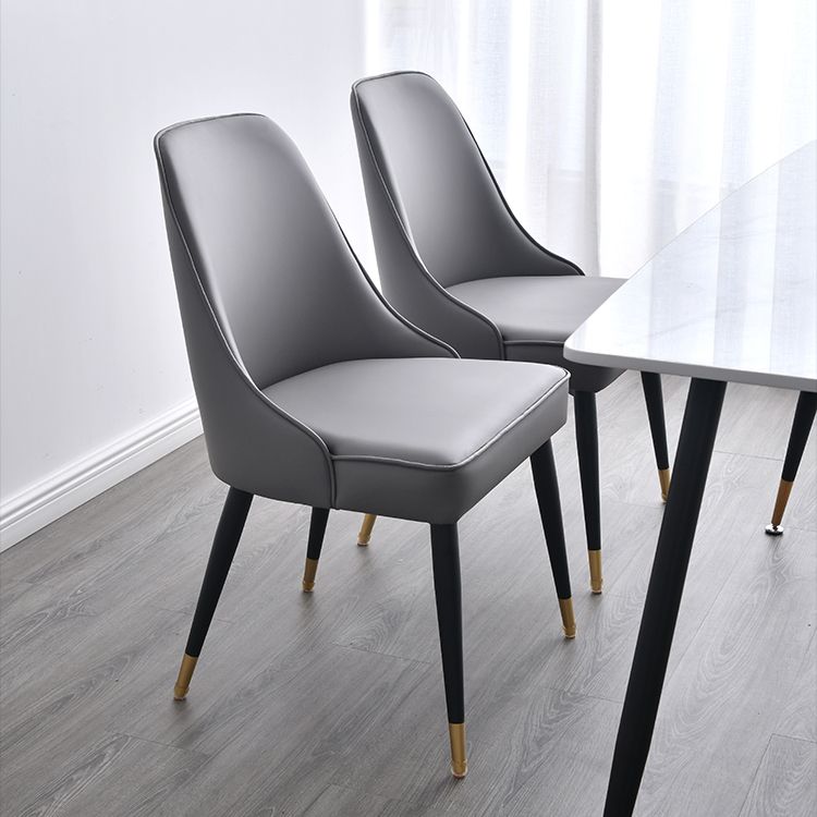 Nordic Armless Side Dining Chairs Entryway Dining Room Chairs Clearhalo 'Dining Chairs' 'Dining Tables & Seating' 'dining_chair' 'furn' 'furn_dining_chair' 'Furniture' 'furniture_dining_chair' 'Kitchen & Dining Furniture' 1200x1200_f3741b7d-5ee1-4ea7-b766-ae61fbd139fb