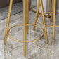Bucket Bar Stools Metal Low Back Dining Stools with Metal Base Clearhalo 'Bar Furniture' 'Bar Stools' 'bar_stools' 'furn' 'furn_bar_stools' 'Furniture' 'Kitchen & Dining Furniture' 1200x1200_f37594c2-4ad8-496a-bd54-b0365b616115