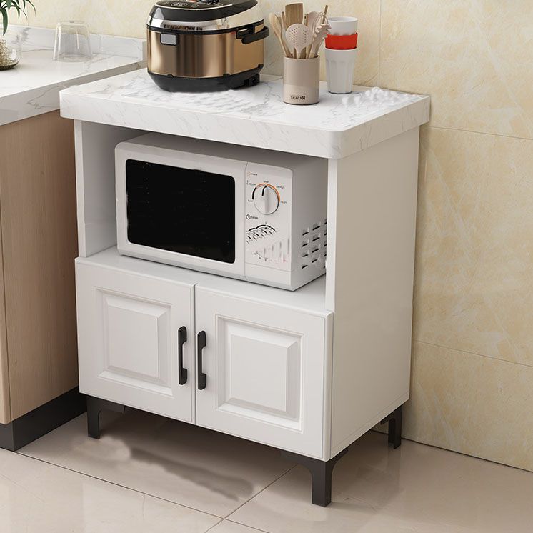 Modern Sideboard Stone Top Sideboard with Door for Kitchen Use Clearhalo 'buffet_sideboard' 'Buffets & Sideboards' 'furn' 'furn_buffet_sideboard' 'Furniture' 'Kitchen & Dining Furniture' 1200x1200_f3775181-6cb7-4ee0-b2b7-08e5043a918a