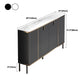 Sideboard in stile glam con cassetti e tabellone per la sala da pranzo