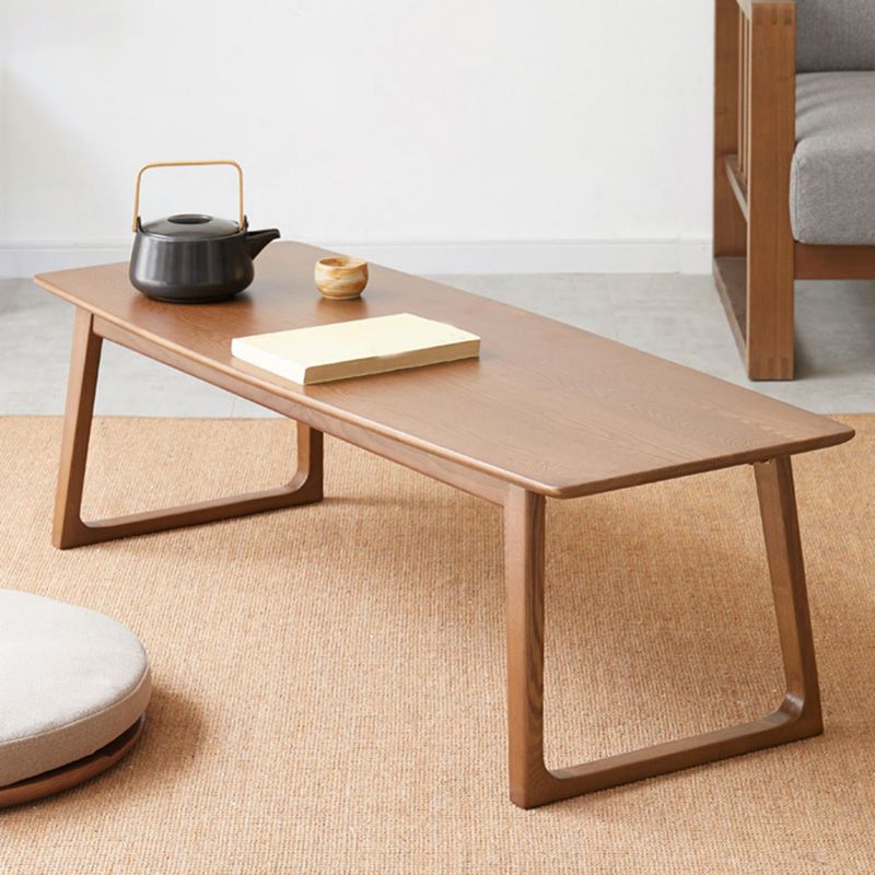 Sled Brown Solid Wood Rectangle Bedroom Modern 1 Coffee Table Clearhalo 'Coffee & Accent Tables' 'Coffee Tables' 'coffee_tables' 'furn' 'furn_coffee_tables' 'Furniture' 'Living Room Furniture' 1200x1200_f37845aa-b346-4fe7-89fe-34ec766187cd