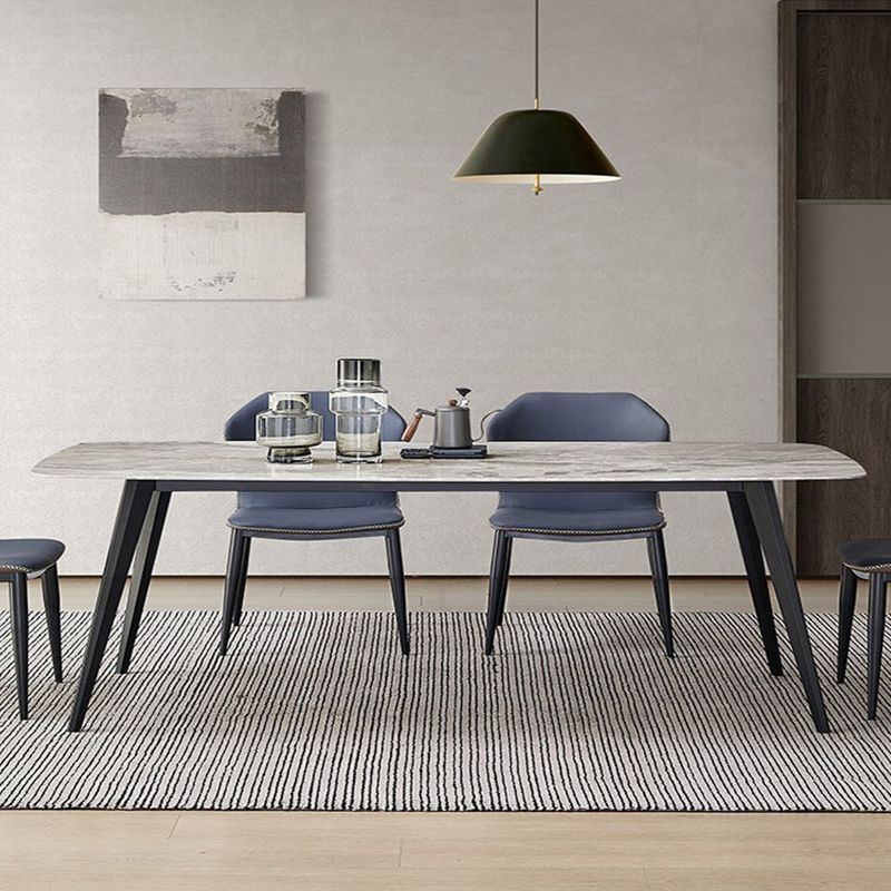 Contemporary 1/4/5/7 Pieces Dining Set Rectangle Sintered Stone Dining Room Set Clearhalo 'Dining Room Sets' 'Dining Tables & Seating' 'dining_room_set' 'furn' 'furn_dining_room_set' 'Furniture' 'furniture_dining_room_set' 'Kitchen & Dining Furniture' 'kitchen&dining_furn' 'kitchen' 1200x1200_f3784acc-aa00-4338-a20b-9c83eadac41a