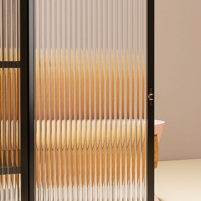 Mobile contemporaneo porte in vetro mobile in metallo con porte