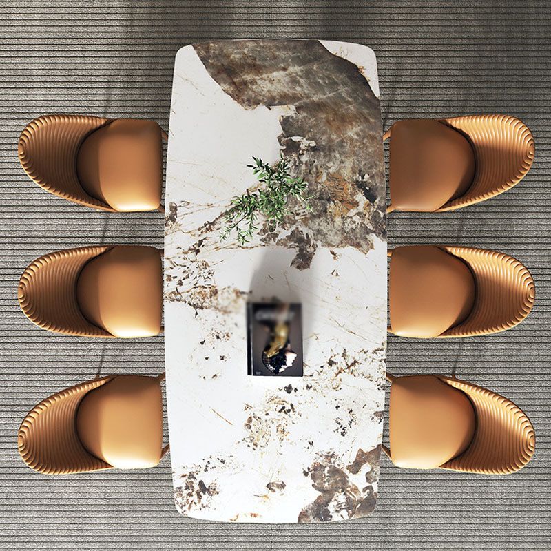 Scandinavian Design 1/4/5/7 Pieces Furniture White Sintered Stone Dining Table Set Clearhalo 'Dining Room Sets' 'Dining Tables & Seating' 'dining_room_set' 'furn' 'furn_dining_room_set' 'Furniture' 'furniture_dining_room_set' 'Kitchen & Dining Furniture' 'kitchen&dining_furn' 'kitchen' 1200x1200_f37a523b-e23d-456a-b847-bcb1366dd55f