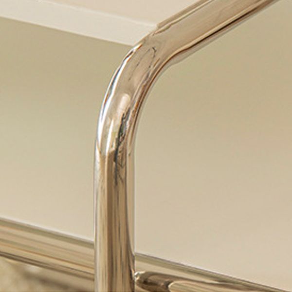 Contemporary Coffee Table with Wooden Top and Steel Sled Base Clearhalo 'Coffee & Accent Tables' 'Coffee Tables' 'coffee_tables' 'furn' 'furn_coffee_tables' 'Furniture' 'Living Room Furniture' 1200x1200_f37a874b-d875-40fd-85ee-1bd510ffe4d3