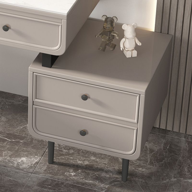 Glam Slate Top Vanity Dressing Table Solid Wood Vanity Desk with Drawers Clearhalo 'Bedroom Furniture' 'furn' 'furn_makeup_vanities' 'Furniture' 'Makeup Vanities' 'makeup_vanities' 1200x1200_f37c4836-7de1-4d50-8d2c-0988214469af
