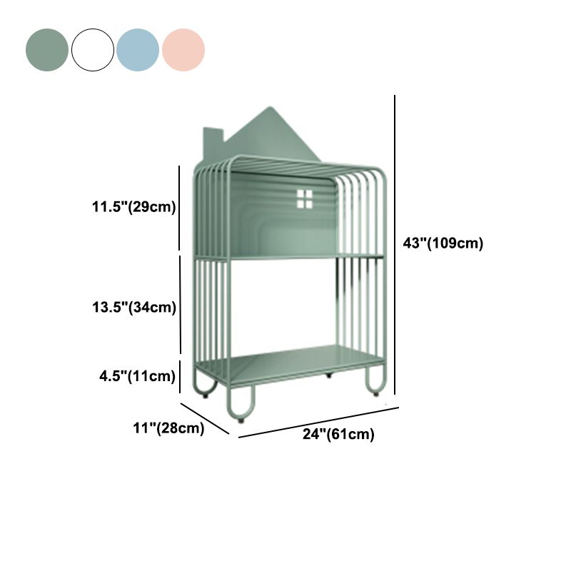 Modern Style Metal Bookshelf Etagere Open Shelf Bookcase for Home Clearhalo 'Bookcases' 'Furniture' 'furniture_bookcases' 'kitchen' 'kitchen_bookcases' 'Living Room Furniture' 'Office Furniture' 1200x1200_f3801d9c-c4a6-4c06-a479-7f07990822cc