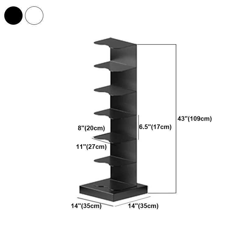 Metal Geometric Bookcase Contemporary Style Vertical Book Shelf Clearhalo 'Bookcases' 'furn' 'furn_bookcases' 'Furniture' 'furniture_bookcases' 'kitchen' 'kitchen_bookcases' 'Living Room Furniture' 'Office Furniture' 1200x1200_f380a7d9-1cd0-42ff-b620-9128c637501c