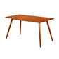 Rectangle Simplicity Dining Table Oak Solid Wood Table with 4 Legs for Dining Room Clearhalo ' dining_table' 'Dining Tables & Seating' 'Dining Tables' 'furn' 'furn_dining_table' 'Furniture' 'furniture_dining_table' 'Kitchen & Dining Furniture' 'kitchen&dining_furn' 'kitchen' 'kitchen_dining_table' 1200x1200_f383b8b5-10f4-4055-862a-aae6fdd72352