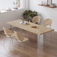 Modern Dining Set 1/2/5 Pieces Rectangle Pine Wood Dining Table for Dining Room Kitchen