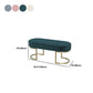 Modern Velvet Foam Bench Oval Solid Color Bench with Legs for Bedroom Clearhalo 'Benches' 'Chairs & Seating' 'furn' 'furn_benches' 'Furniture' 'Living Room Furniture' 1200x1200_f388addc-3223-49c1-971e-00f7b2a56e22