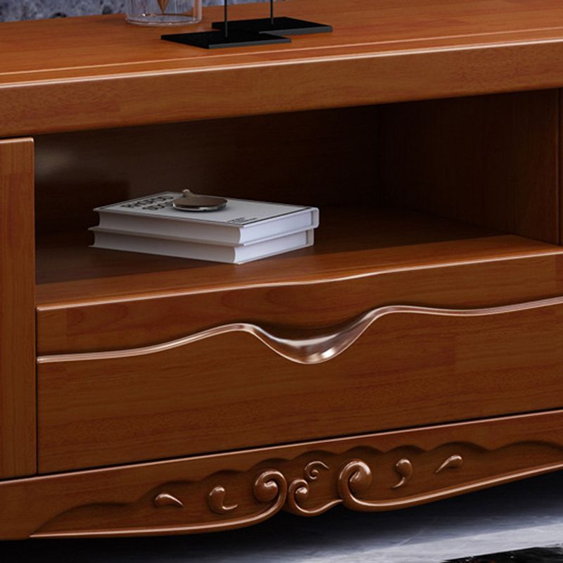 Solid Wood TV Media Stand Traditional TV Console for Living Room Clearhalo 'furn' 'furn_tv_stands_entertainment_centers' 'Furniture' 'Living Room Furniture' 'TV Stands & Entertainment Centers' 'TV Stands & Media Storage Furniture' 'tv_stands_entertainment_centers' 1200x1200_f38989da-cd12-49a8-aeaf-5be5b6d385cc