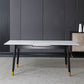 Rectangle Sintered Stone Kitchen Table Home Extendable Dining Table Clearhalo 'Dining Tables & Seating' 'Dining Tables' 'dining_table' 'furn' 'furn_dining_table' 'Furniture' 'Kitchen & Dining Furniture' 1200x1200_f38999ea-f12e-4a6d-b9be-da3f5681c59e
