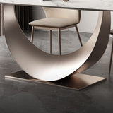 デザイナースタイルのホームダイネットセット1/4/5/6ピース焼結ストーンダイニングセット