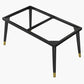 Industrial Standard Rectangle Shape Dining Table Sintered Stone Top Dining Table for Kitchen Clearhalo ' dining_table' 'Dining Tables & Seating' 'Dining Tables' 'furn' 'furn_dining_table' 'Furniture' 'furniture_dining_table' 'Kitchen & Dining Furniture' 'kitchen&dining_furn' 'kitchen' 'kitchen_dining_table' 1200x1200_f38c3c30-8a1a-4643-9241-1a432317d8f2