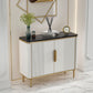 Glam Buffet Server Marble Dining Server con porte per sala da pranzo