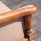 Traditional Solid Wood Dining Chair Fabric Dining Arm Chair for Home Use Clearhalo ' kitchen&dining_furn' 'Dining Chairs' 'Dining Tables & Seating' 'dining_chair' 'furn' 'furn_dining_chair' 'Furniture' 'furniture_dining_chair' 'Kitchen & Dining Furniture' 'kitchen' 1200x1200_f3980f9d-ed7d-4f71-8f15-21f8d47983f5