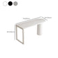 Contemporary Pub Table Free Form Solid Wood Bar Table for Small Places