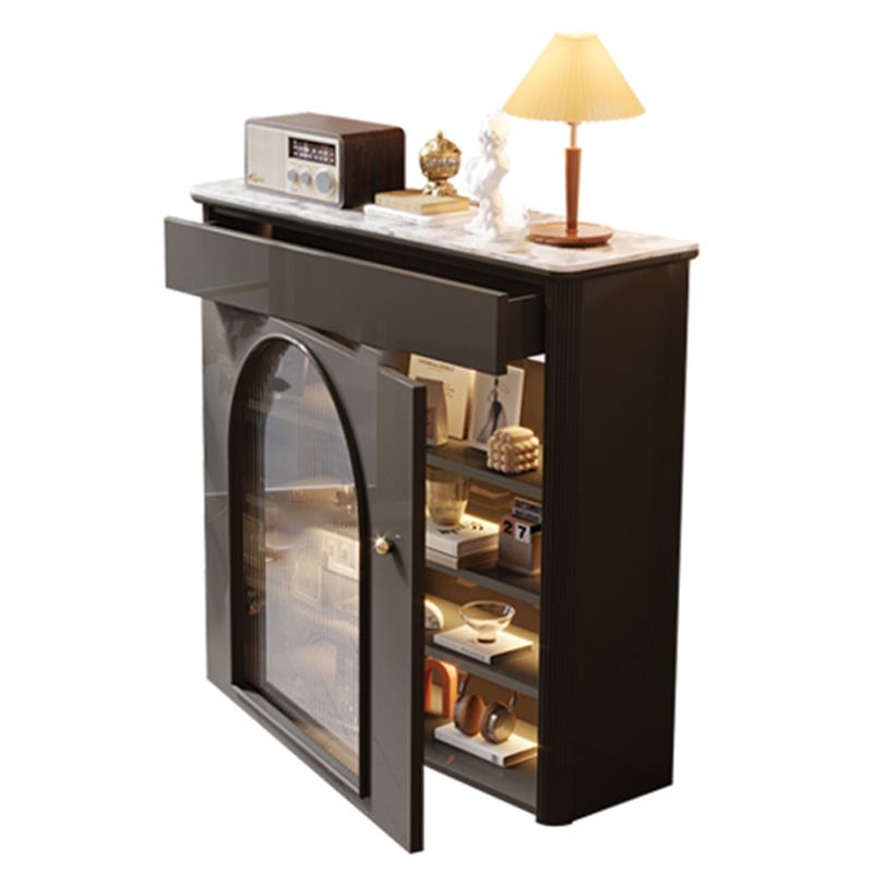 Tavolino da sala da pranzo a buffet in stile glam con mobile per cucina