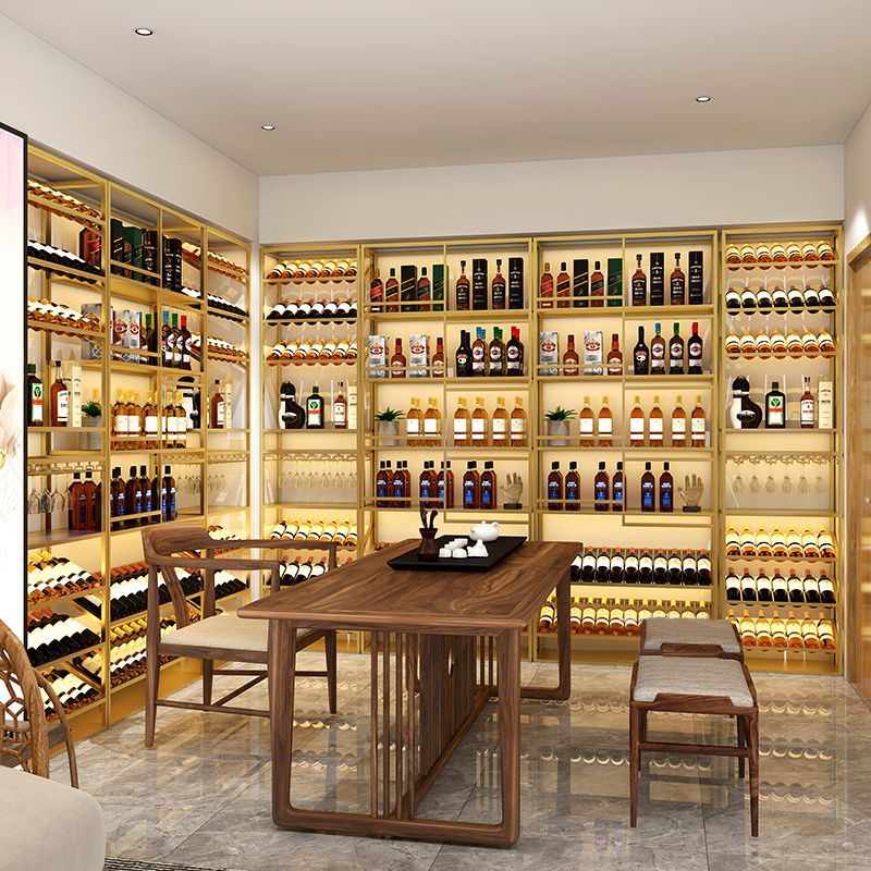 Kit per bottiglia da vino e portaintegne contemporanea con bottiglia con vetro