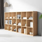 Closed Back Bookshelf Contemporary Style Bookcase for Office Home Study Room Clearhalo 'Bookcases' 'furn' 'furn_bookcases' 'Furniture' 'furniture_bookcases' 'Office Furniture' 1200x1200_f39b20d2-3d21-49b6-8bd6-63872f90c598