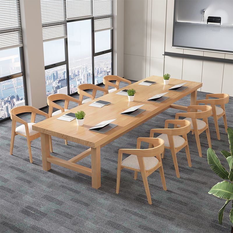 Rectangular Shaped Office Laptop Table Solid Wood in Natural Clearhalo 'furn' 'furn_office_desk' 'Furniture' 'Office Desks' 'Office Furniture' 'office_desk' 1200x1200_f39b46ed-afc2-43ec-a244-4b3472a63fd4