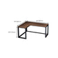 29,25 inch Hoogte Industrial Office Desk Solid Wood L-Shape Writing Desk