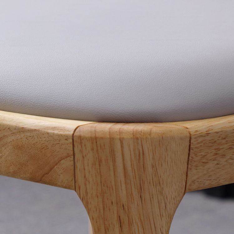 Scandinavian Home Side Chair Parsons Back Wood Armless Dining Room Chair Clearhalo ' kitchen&dining_furn' 'Dining Chairs' 'Dining Tables & Seating' 'dining_chair' 'furn' 'furn_dining_chair' 'Furniture' 'furniture_dining_chair' 'Kitchen & Dining Furniture' 'kitchen' 1200x1200_f39ca6ca-4c41-4513-b394-b498333297f2