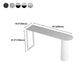 Modern Iron Bar Dining Table with Stone Top Indoor Bistro Table Fixed Table Clearhalo 'Bar Furniture' 'Bar Tables' 'bar_tables' 'furn' 'furn_bar_tables' 'Furniture' 'furniture_bar_tables' 'Kitchen & Dining Furniture' 1200x1200_f39fa6db-b1a8-42ad-8519-63b1c8c894f1