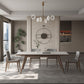 Modern 1/4/5/7 Pieces Dining Room Table Rectangle Stone Furniture in White Clearhalo 'Dining Room Sets' 'Dining Tables & Seating' 'dining_room_set' 'furn' 'furn_dining_room_set' 'Furniture' 'Kitchen & Dining Furniture' 1200x1200_f3a0f337-fbc5-48ea-ba98-2dff04ed92c5