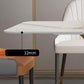 Glam Style Sintered Stone Table Rectangle Table with Metal Legs for Home Clearhalo 'Dining Tables & Seating' 'Dining Tables' 'dining_table' 'furn' 'furn_dining_table' 'Furniture' 'Kitchen & Dining Furniture' 1200x1200_f3a5a90d-918d-4630-8758-2696e6ae2d0f