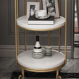 Glam Vertical Standard Bookshelf Iron Frame Manufactured Wood Shelf Bookshelf Clearhalo 'Bookcases' 'furn' 'furn_bookcases' 'Furniture' 'furniture_bookcases' 'kitchen' 'kitchen_bookcases' 'Living Room Furniture' 'Office Furniture' 1200x1200_f3a7dfee-cd5a-4bae-b291-d90013f37564