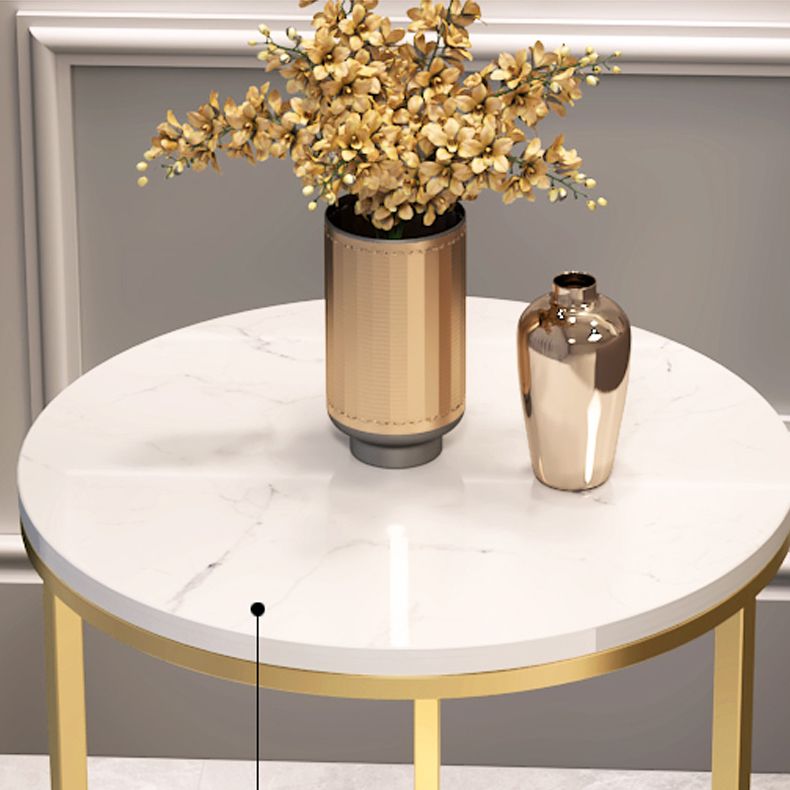 Modernistic Metal Frame Nesting Tables Slate Top Round End Table Clearhalo 'Coffee & Accent Tables' 'End & Side Tables' 'end_side_tables' 'furn' 'furn_end_side_tables' 'Furniture' 'Living Room Furniture' 1200x1200_f3ad5d10-bcc2-4805-aecc-779b4df298cb