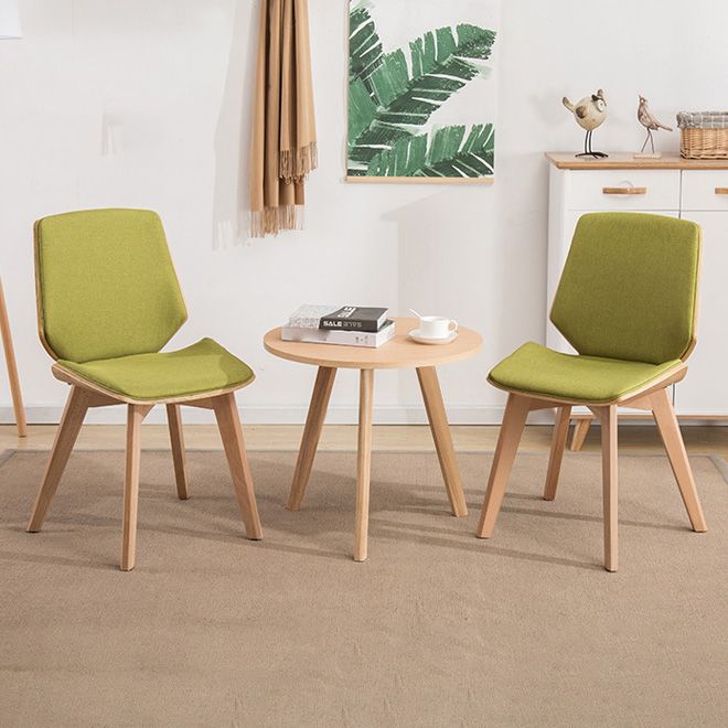 Home Contemporary Side Chair Solid Back Upholstered Wood Dining Room Chair Clearhalo ' kitchen&dining_furn' 'Dining Chairs' 'Dining Tables & Seating' 'dining_chair' 'furn' 'furn_dining_chair' 'Furniture' 'furniture_dining_chair' 'Kitchen & Dining Furniture' 'kitchen' 1200x1200_f3ad6256-7fbd-4808-bb66-67b9355961d2