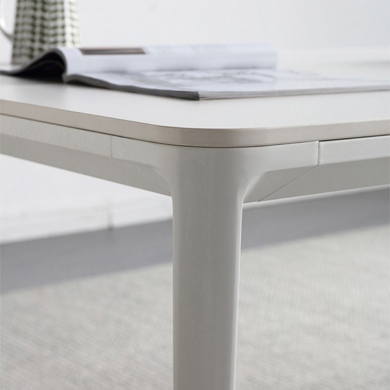 Modern 1/4/5/6/7 Pieces White Dining Set Sintered Stone Dining Table Set with Chairs Clearhalo 'Dining Room Sets' 'Dining Tables & Seating' 'dining_room_set' 'furn' 'furn_dining_room_set' 'Furniture' 'furniture_dining_room_set' 'Kitchen & Dining Furniture' 'kitchen&dining_furn' 'kitchen' 1200x1200_f3adc8d8-0222-4edc-a94a-a9be9f8a39b3