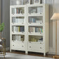 Modern Bookshelf Closed Back Standard Wooden Bookcase for Study Room