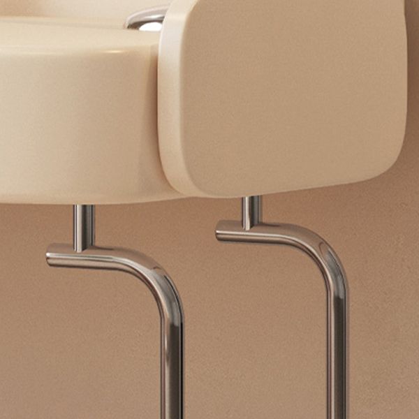 Vanity di trucco in legno massello scandinavo in stile glam bianco per camera da letto