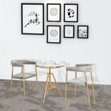 Glam Metal Dining Room Chair Armless Velvet Dining Side Chairs for Home Use Clearhalo ' kitchen&dining_furn' 'Dining Chairs' 'Dining Tables & Seating' 'dining_chair' 'furn' 'furn_dining_chair' 'Furniture' 'furniture_dining_chair' 'Kitchen & Dining Furniture' 'kitchen' 1200x1200_f3b31509-4a84-4b4b-82f6-4309510d263c