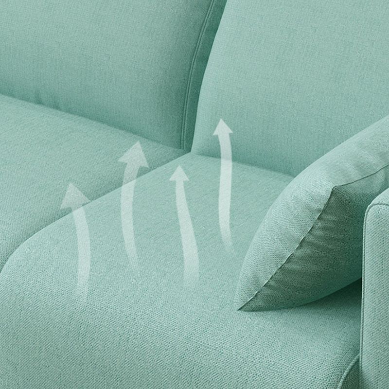 Skandinavische abnehmbare Kissen Quadratarmsofa/Sektion für Wohnzimmer