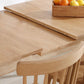 Rectangle 4 Legs Dining Table Wood Color Extendable Table with Oakwood Solid Wood Clearhalo ' dining_table' 'Dining Tables & Seating' 'Dining Tables' 'furn' 'furn_dining_table' 'Furniture' 'furniture_dining_table' 'Kitchen & Dining Furniture' 'kitchen&dining_furn' 'kitchen' 'kitchen_dining_table' 1200x1200_f3b491d7-d914-422f-91f9-2eb7cb79d580