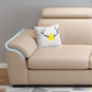 Modern Fabric/Faux Leather Sofa & Chaise with Storage for Living Room