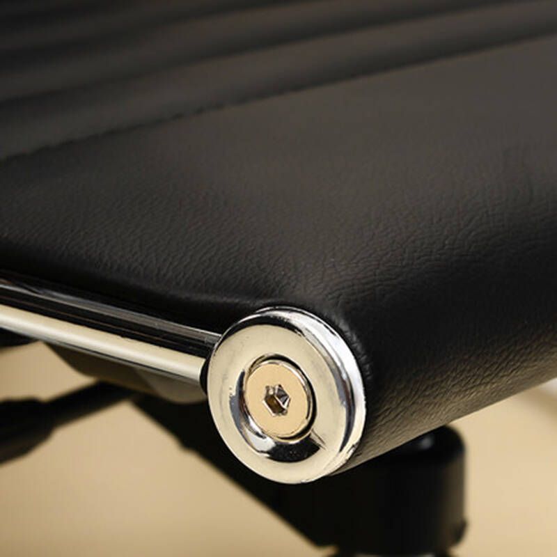 Modern Arms Included Chair Mid-Back Leather Desk Chair in Black Clearhalo 'furn' 'furn_office_chair' 'Furniture' 'Office Chairs' 'Office Furniture' 'office_chair' 1200x1200_f3b4ebdc-1105-4275-87b1-f8ae0f3946e2