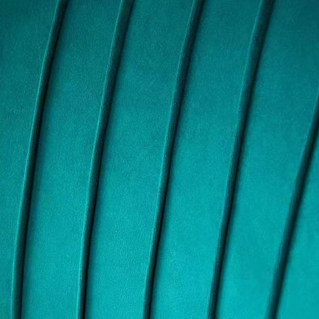 Sedia da pranzo in velluto senza braccia glam sedia parsons in finitura opaca per casa