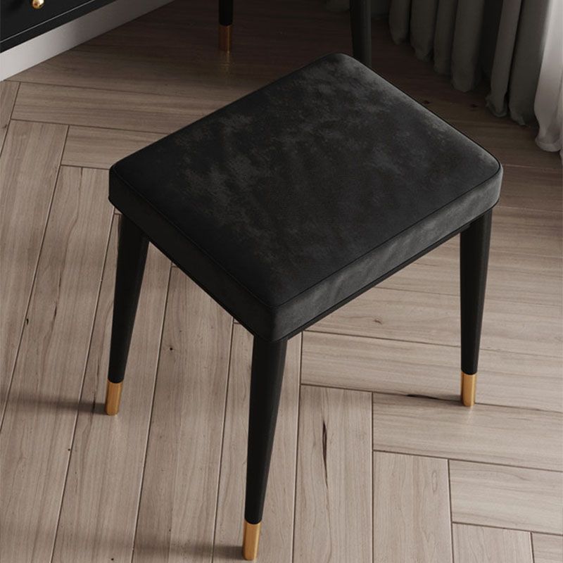 Solid Color Flannel Standard Stool Modern Simple Rectangular Upholstered Stool Clearhalo 'furn' 'furn_ottomans_poufs' 'Furniture' 'Living Room Furniture' 'Ottomans & Poufs' 'ottomans_poufs' 1200x1200_f3b8d428-01fe-4266-a6da-4dc6f8ec6ddf