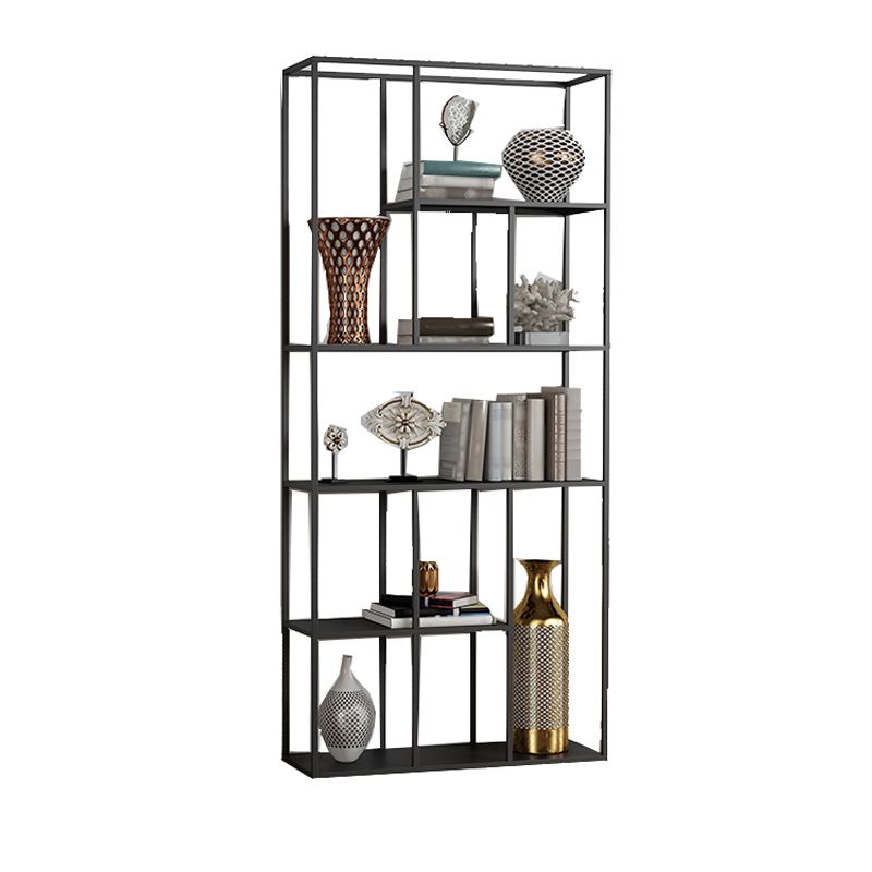 Minimalist Style Open Shelve Bookcase in Metal Material Shelves Clearhalo 'Bookcases' 'furn' 'furn_bookcases' 'Furniture' 'furniture_bookcases' 'kitchen' 'kitchen_bookcases' 'Living Room Furniture' 'Office Furniture' 1200x1200_f3b9252d-ba53-45aa-87ee-5dbe61cea751