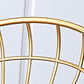 Glam Bucket Upholstered Bar Stools Footrest Low Back Bar and Counter Stool