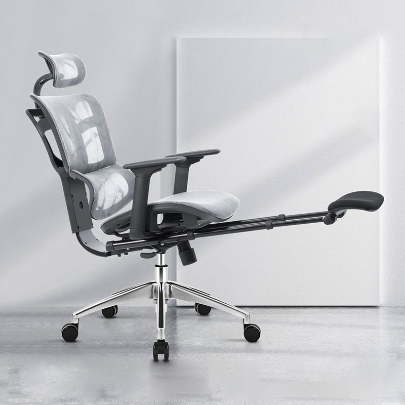 Chaise de bureau de hauteur de siège réglable chaise de bureau contemporaine avec roues